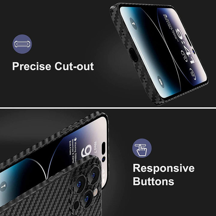 Skanto | 0.3mm Ultra Tynn Tekstur Matt Hardt Skall For iPhone