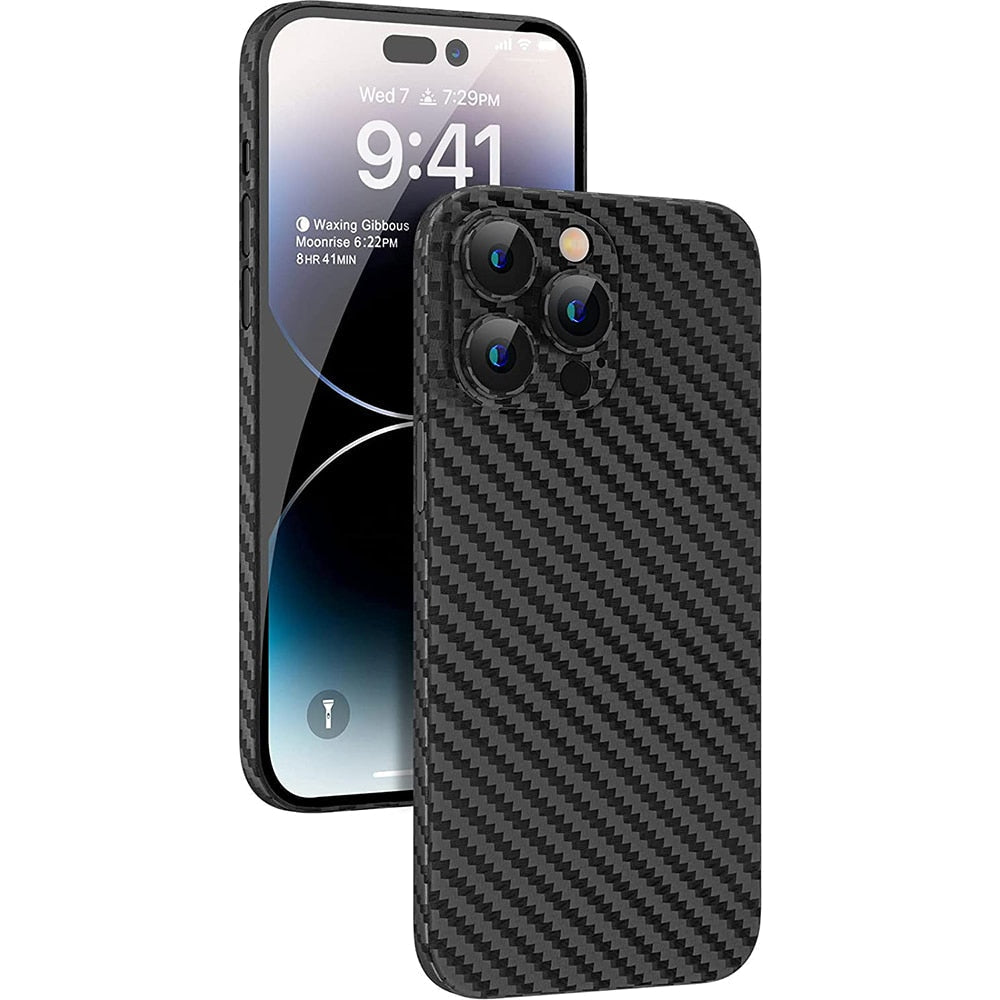 Skanto | 0.3mm Ultra Tynn Tekstur Matt Hardt Skall For iPhone
