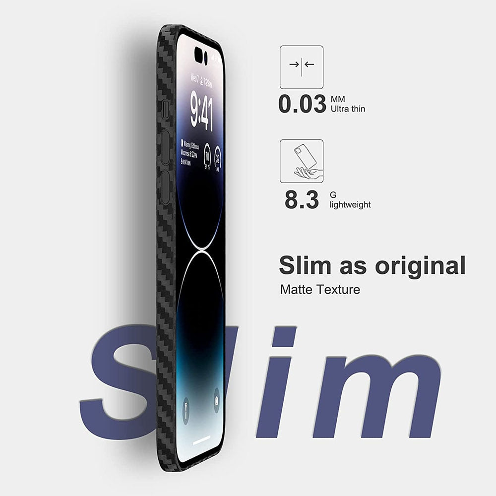 Skanto | 0.3mm Ultra Tynn Tekstur Matt Hardcase For iPhone