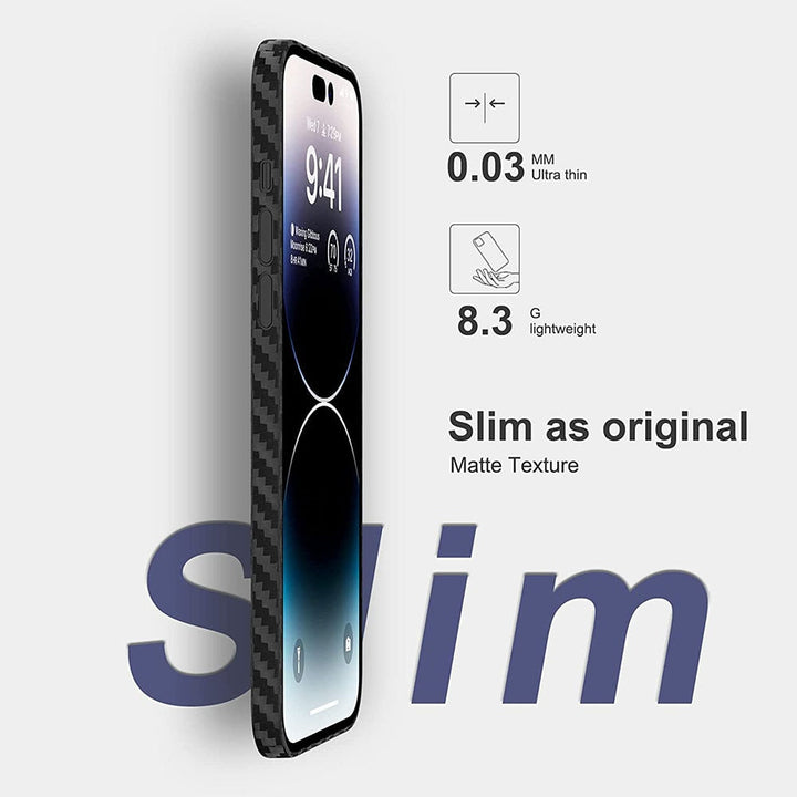 Skanto | 0.3mm Ultra Tynn Tekstur Matt Hardcase For iPhone