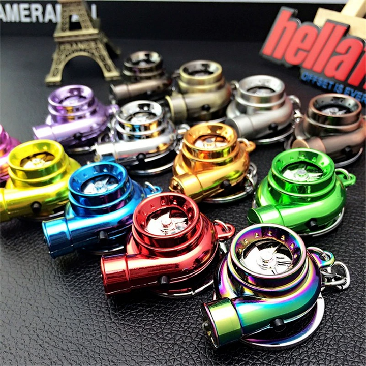 Skanto | Mini Turbo Vifte Nøkkelring Lommelykt