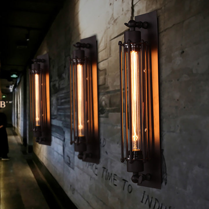 Minimalistisk Linje Vanntett Støvfri LED Hagevegglampe | Skanto