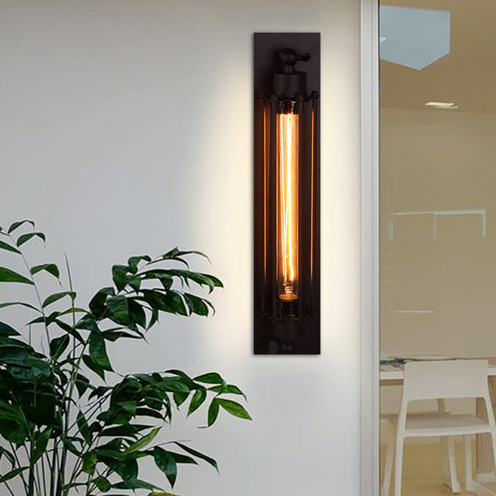 Minimalistisk Linje Vanntett Støvfri LED Hagevegglampe | Skanto