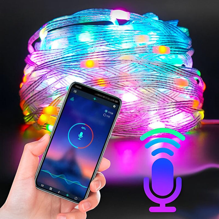 Skanto | 💡🌈Fargerik Fjernkontroll Lys😎