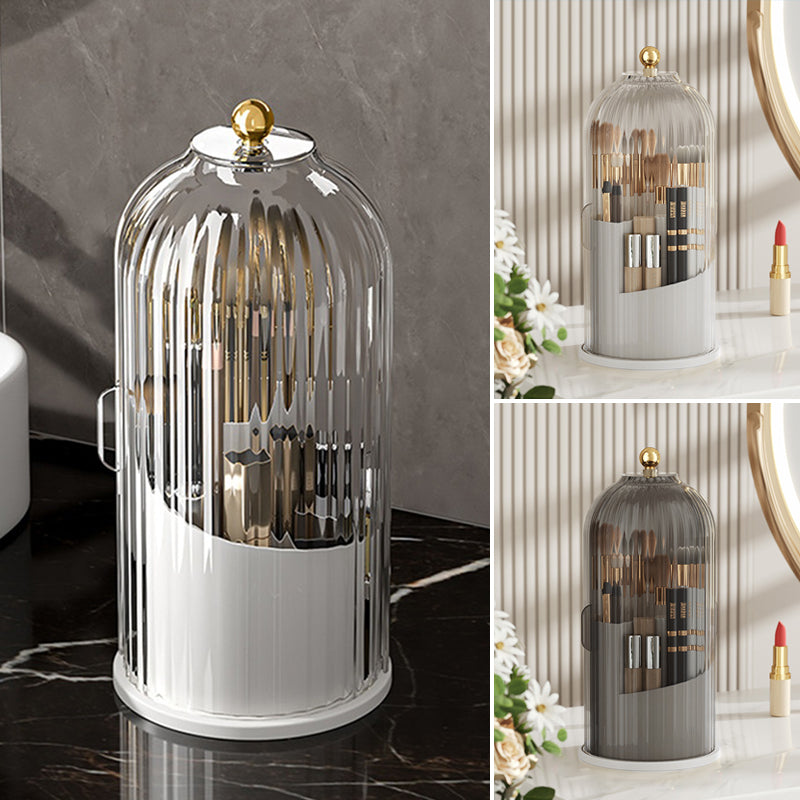 360° Rotating Makeup Brush Organizer Box | Skanto
