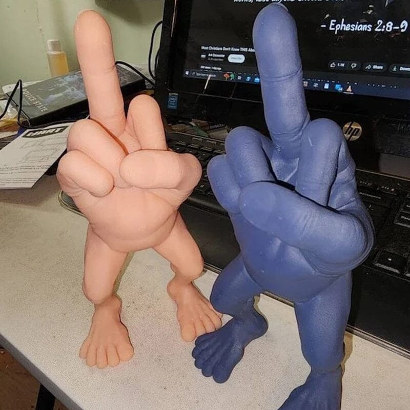 Midt Finger Figur med Ben | Skanto