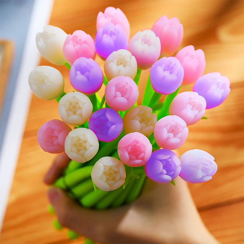 Fargeforandrende tulipan kulepenner | Skanto