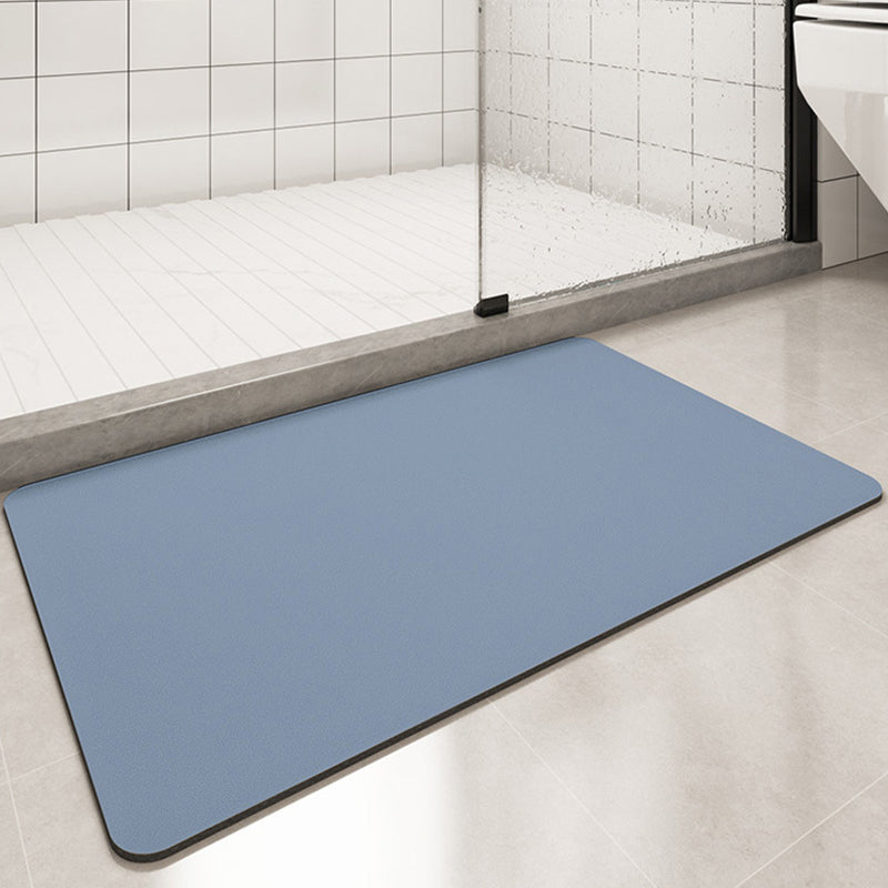 Solid Color Anti-Slip Badematmyk Rask-Dry Vaskbar Dusjmatte | Skanto