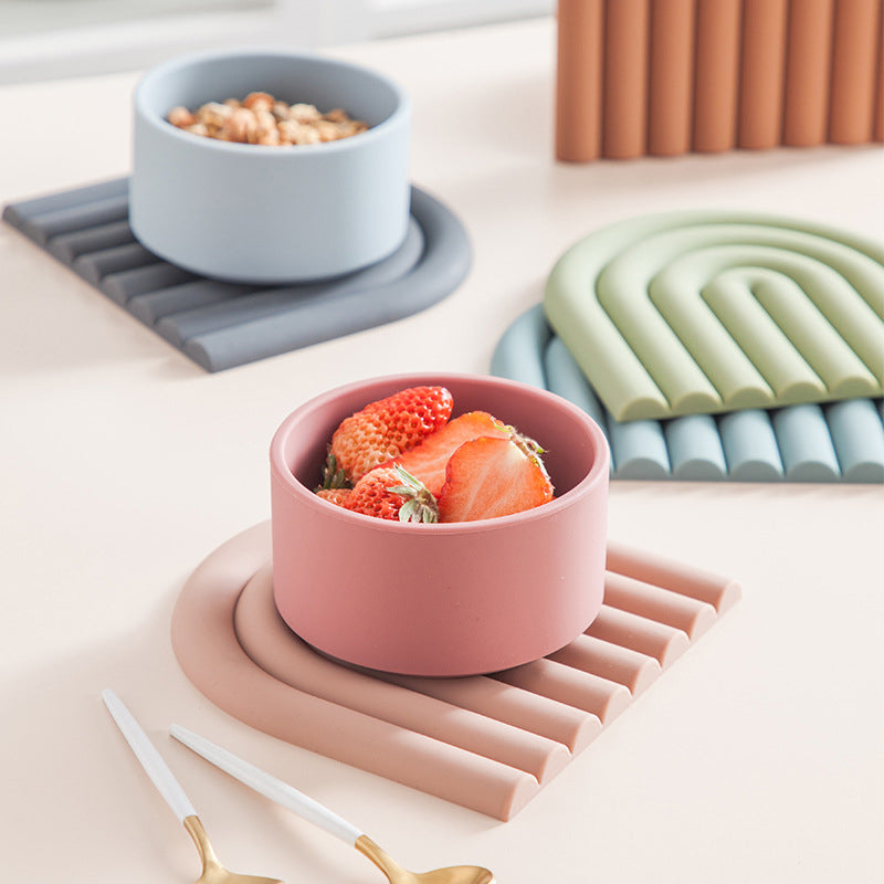Skanto | Rainbow Silikon Bordmat Coaster