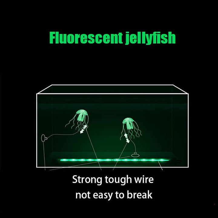 Skanto | Akvarium landskap simulering transparent fluorescerende manet