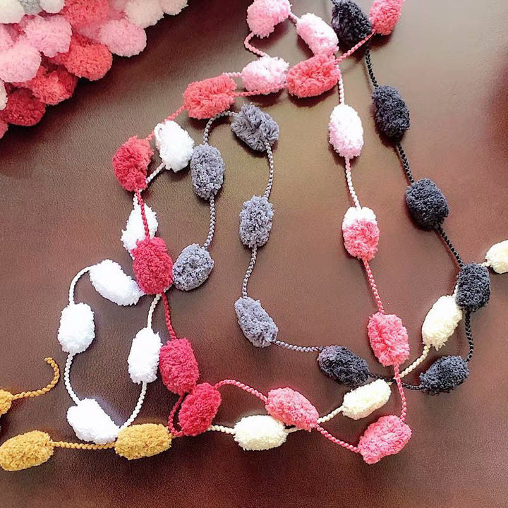 Vinter DIY flettet grov perle garn | Skanto