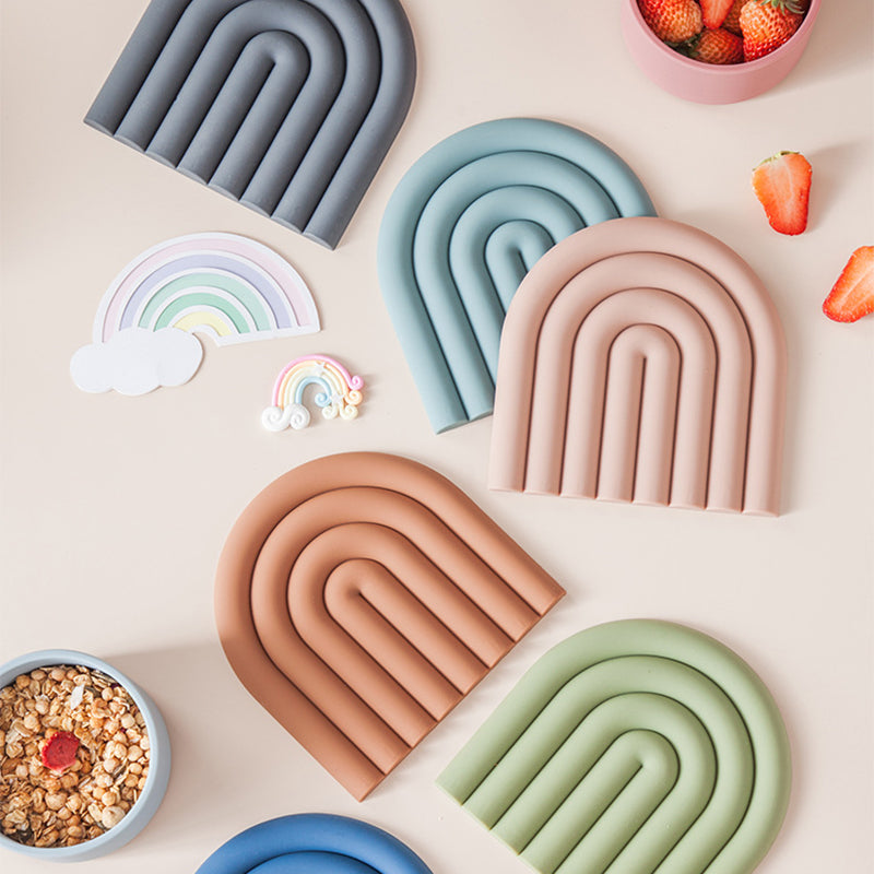 Skanto | Rainbow Silikon Bordmat Coaster