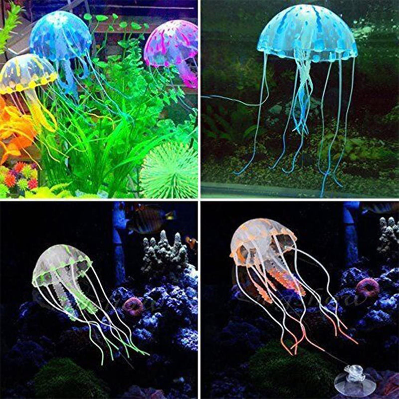 Skanto | Akvarium landskap simulering transparent fluorescerende manet