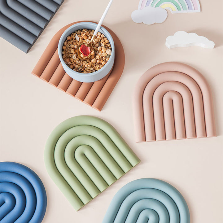 Skanto | Rainbow Silikon Bordmat Coaster