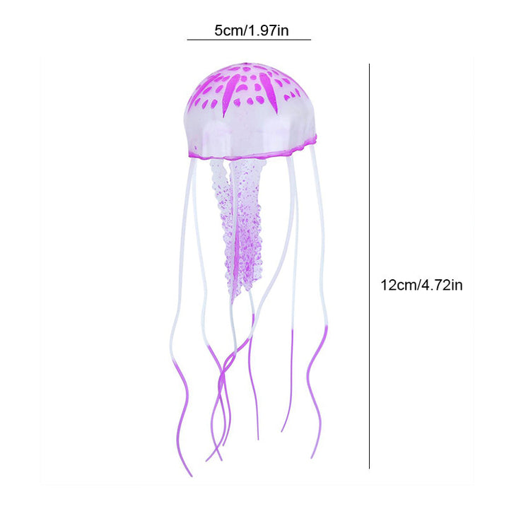 Skanto | Akvarium landskap simulering transparent fluorescerende manet