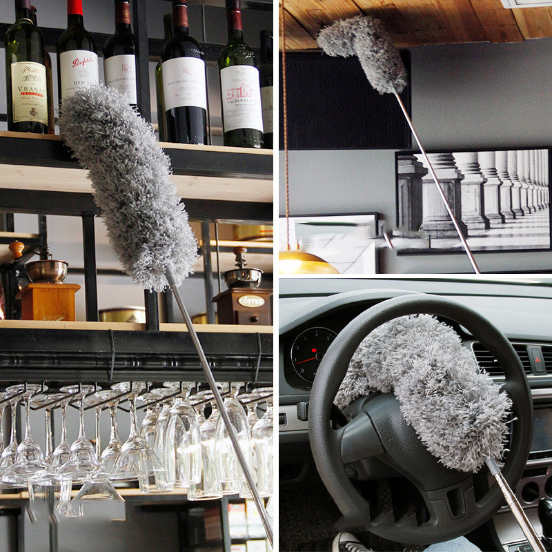 Rustfritt stål uttrekkbar fiber støvkost | Skanto