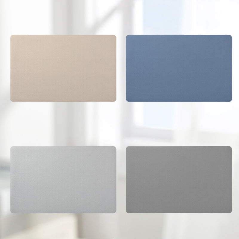 Solid Color Anti-Slip Badematmyk Rask-Dry Vaskbar Dusjmatte | Skanto