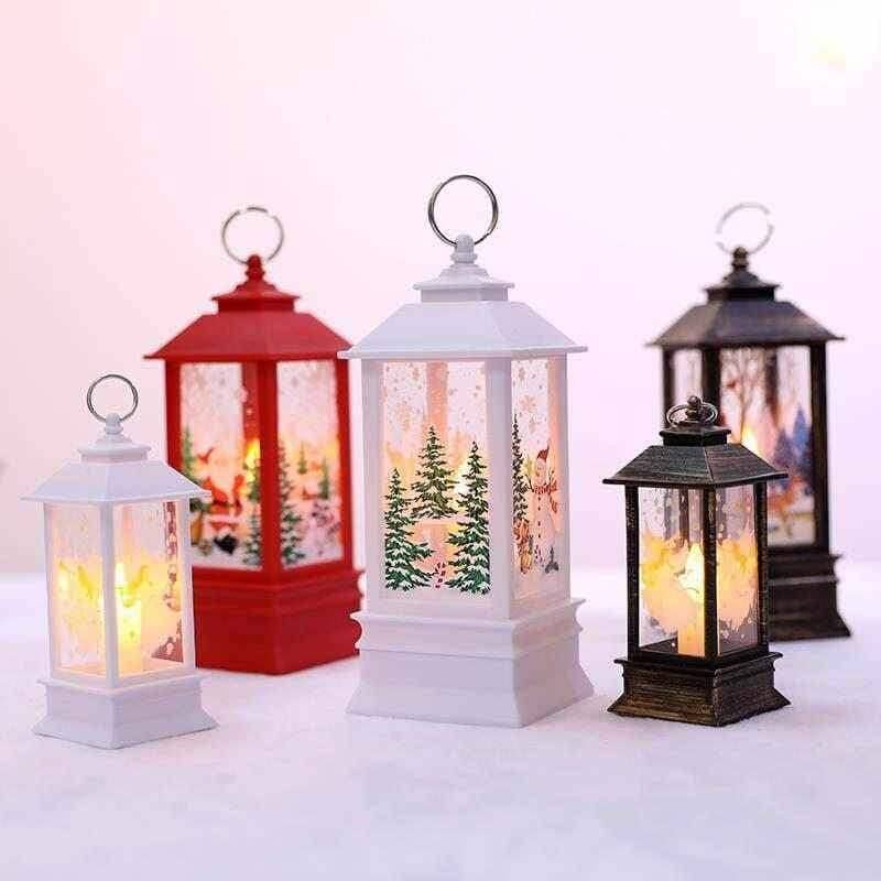 Skanto | LED belyst roterende julelanterne