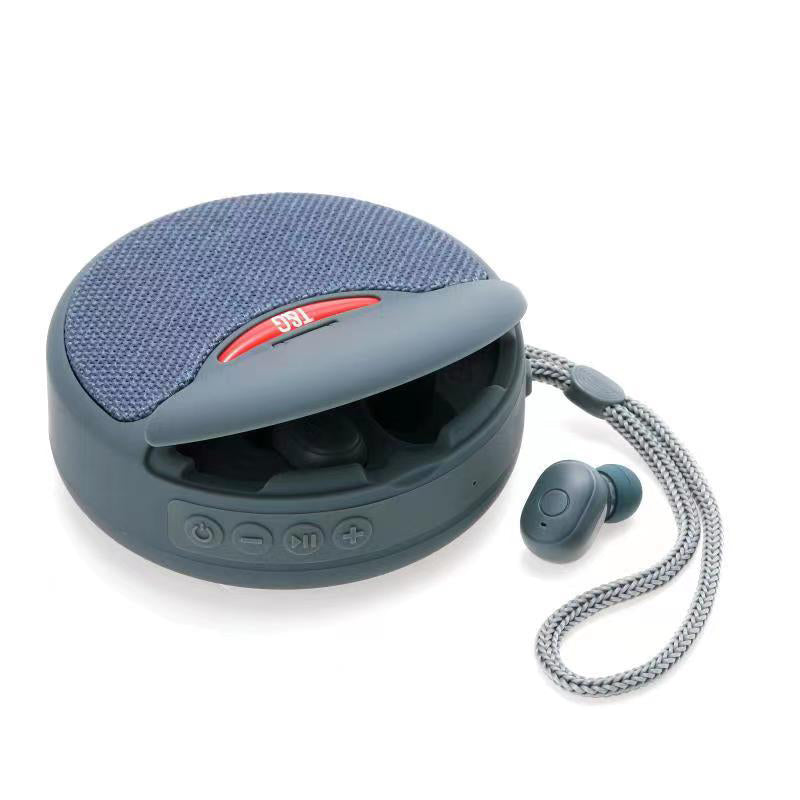 Skanto | 2 i 1 Portable Mini Lyd med Bluetooth Høretelefoner