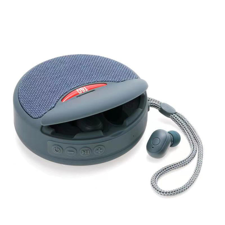 Skanto | 2 i 1 Portable Mini Lyd med Bluetooth Høretelefoner
