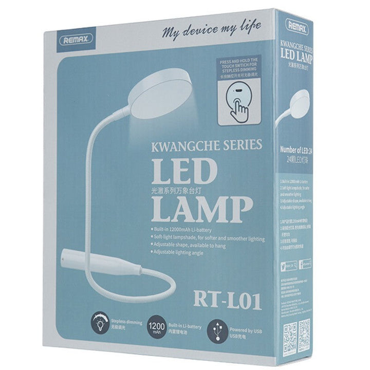 Skanto | Fleksibel LED Skrivebordslampe, Drevet