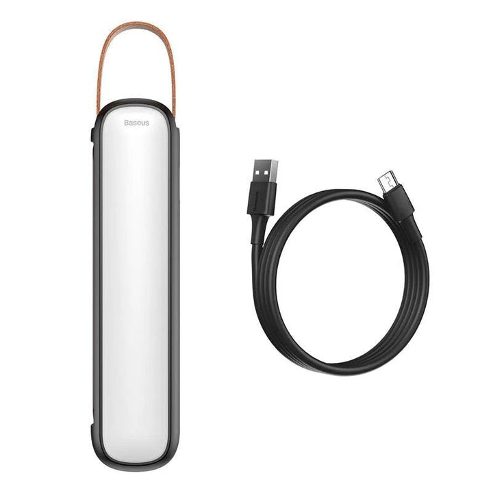 Skanto | Oppladbar bærbar solenergi nødsituasjon bil lommelykt, med magnetisk design, 3 moduser og høy-kvalitets lysperler, for camping, bil og mer