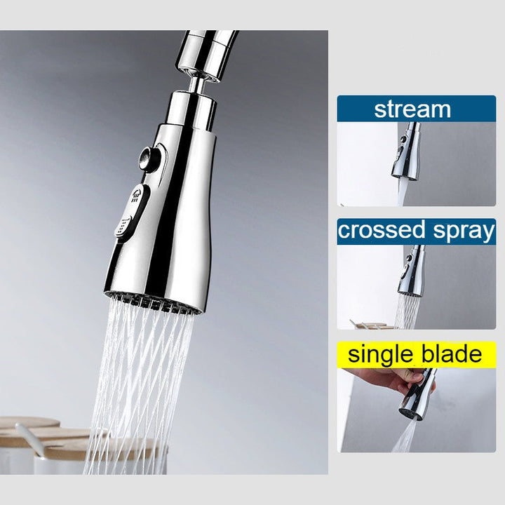 Skanto | Utrekksprayhode med 3 vanndresser, til baderoms- og kjøkkenkran