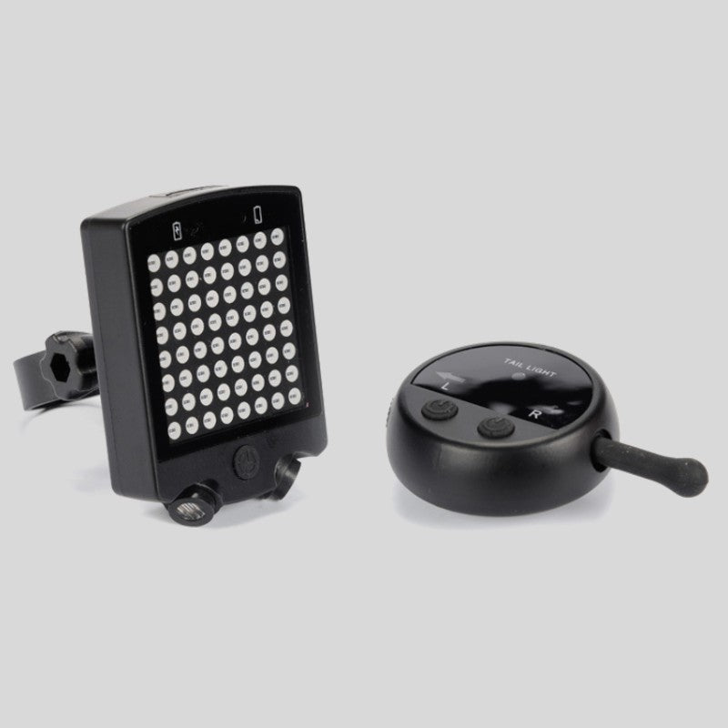 Skanto | USB Oppladbart LED Sykkel Blinklys Laserlys, med Fjernkontroll & Vanntett Design