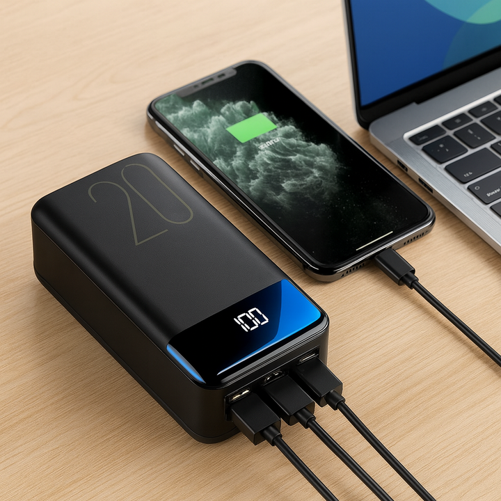 Skanto | Power Bank Bærbar Lader Høy Kapasitet