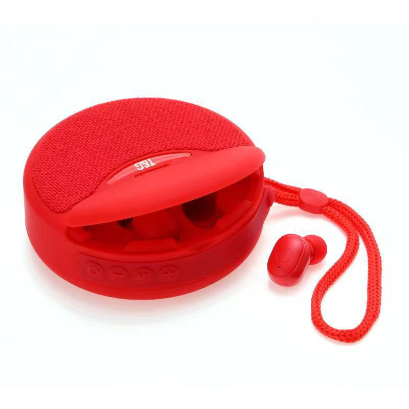Skanto | 2 i 1 Portable Mini Lyd med Bluetooth Høretelefoner