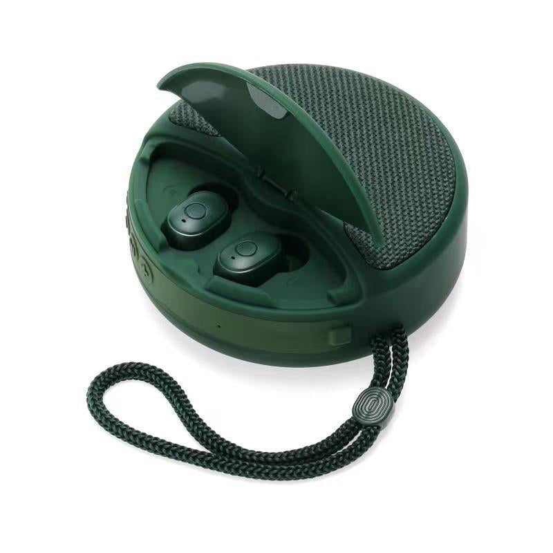 Skanto | 2 i 1 Portable Mini Lyd med Bluetooth Høretelefoner