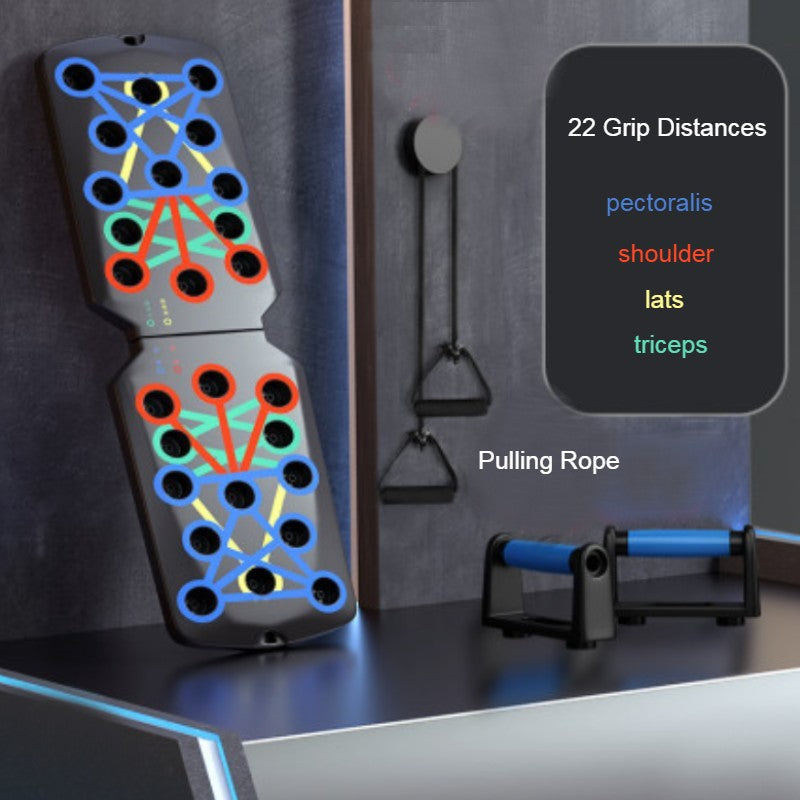 Skanto | Hjem Multifunksjonell Push-up Treningsbrett, med 4 Treningsmoduser, for Pectoralis, Skulder, Lats, Triceps Styrketrening