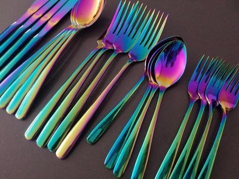Prismatic Rainbow Bestikk (4 Delers Sett) | Skanto
