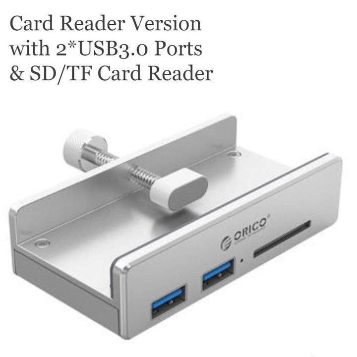 Skanto | Kreativ Bakklips Snap-on USB3.0 Hub, med 4 USB Porter & Enkel- å-fikse Design, for Ultimat Bekvemmelighet i Hjem & Kontor