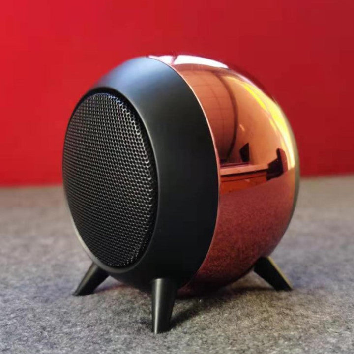 Skanto | Bærbar Mini Trådløs Bluetooth 5.0 Høyttaler, med Kul Metallshell, Lang Batterilevetid og Bredt Kompatibel med Telefoner og Nettbrett, for Kontor, Hjem og Mer