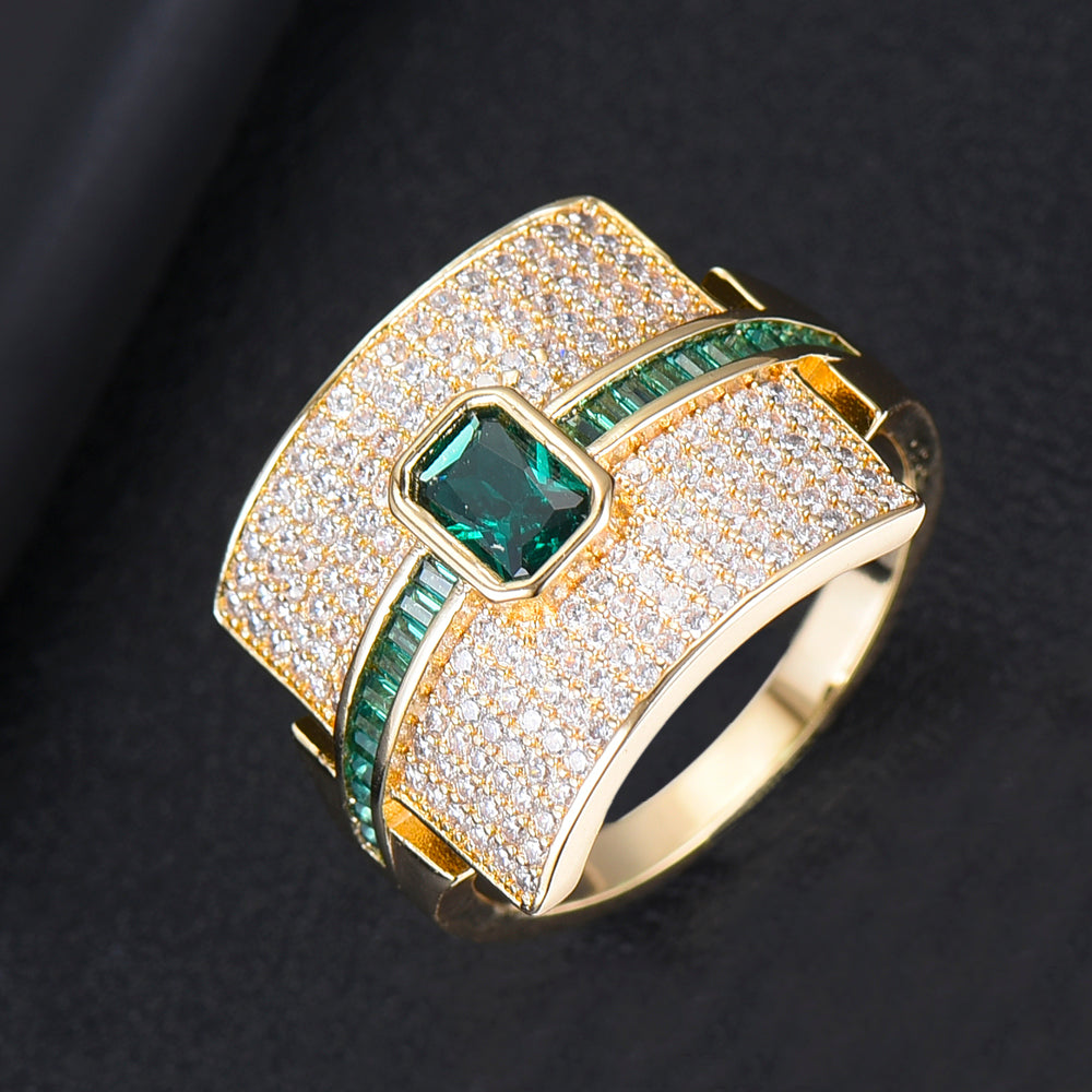 Skanto | Monaco Design Luksuriøs Statement Stabil Ring For Kvinner