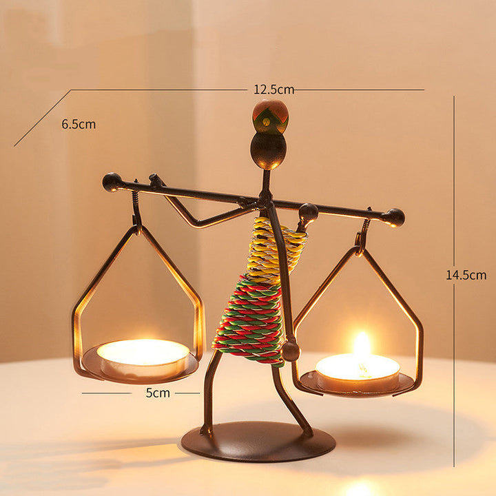 Skanto | Kreativ Kunstnerisk Lysestake, for Tealight Lys & Votivelys, for Bryllup, Bursdag, Høytid & Hjemmedekorasjon