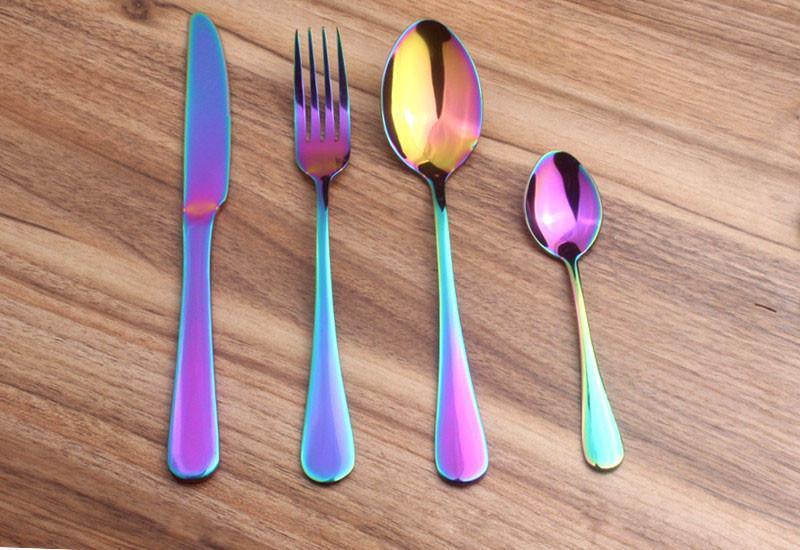 Prismatic Rainbow Bestikk (4 Delers Sett) | Skanto