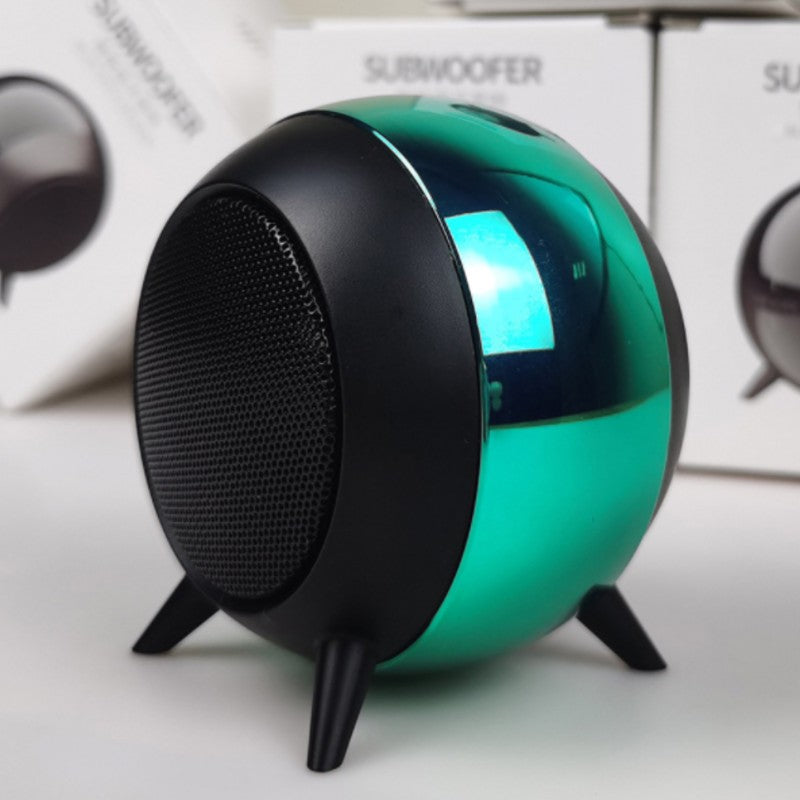 Skanto | Bærbar Mini Trådløs Bluetooth 5.0 Høyttaler, med Kald Metallskal, Lang Batterilevetid og Bredt Kompatibel med Telefoner og Nettbrett, for Kontor, Hjem og Mer
