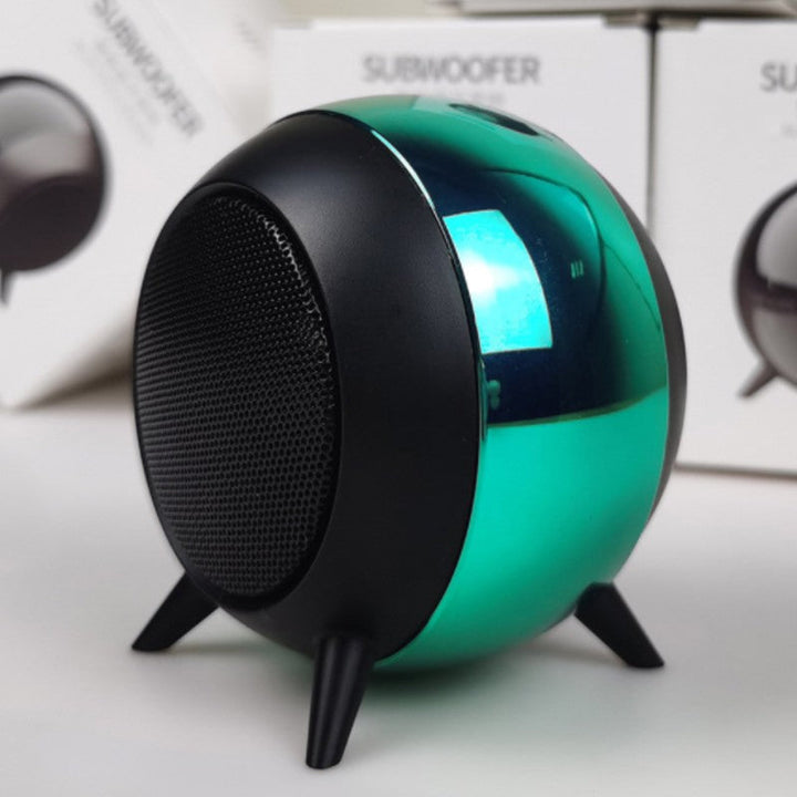 Skanto | Bærbar Mini Trådløs Bluetooth 5.0 Høyttaler, med Kald Metallskal, Lang Batterilevetid og Bredt Kompatibel med Telefoner og Nettbrett, for Kontor, Hjem og Mer