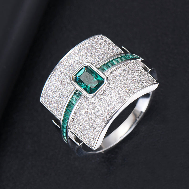 Skanto | Monaco Design Luksuriøs Statement Stabil Ring For Kvinner