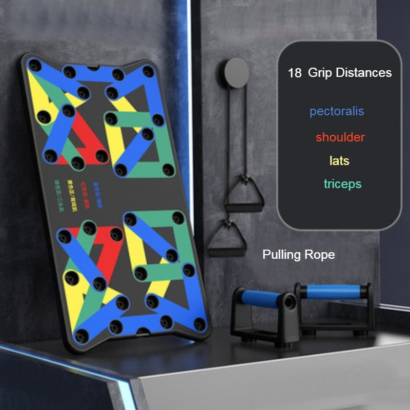 Skanto | Hjem Multifunksjonell Push-up Treningsbrett, med 4 Treningsmoduser, for Pectoralis, Skulder, Lats, Triceps Styrketrening