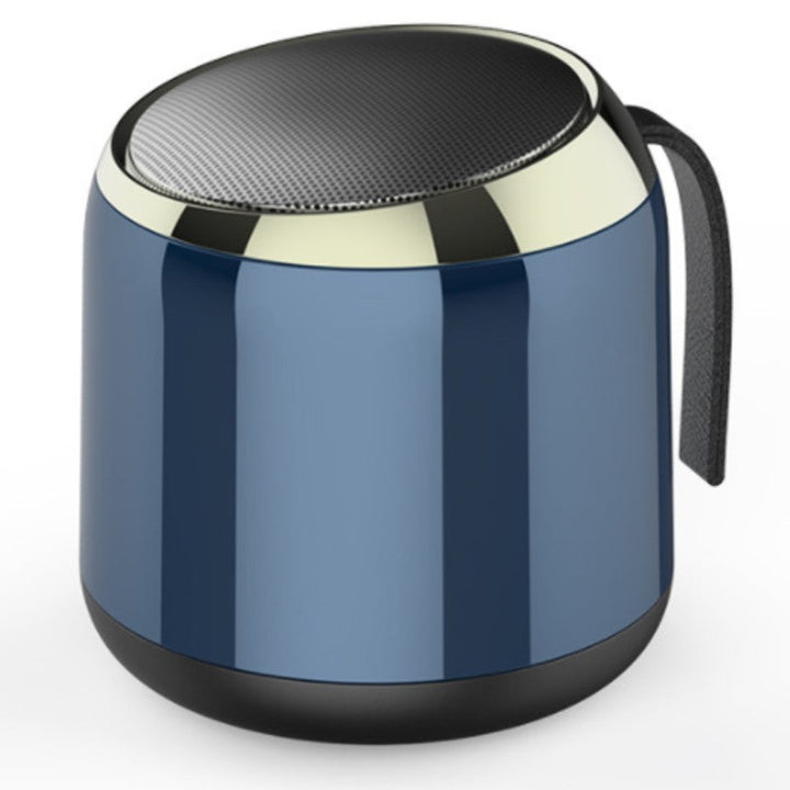 Skanto | Bærbar Mini Trådløs Bluetooth 5.0 Høyttaler, med Kul Metallshell, Lang Batterilevetid og Bredt Kompatibel med Telefoner og Nettbrett, for Kontor, Hjem og Mer