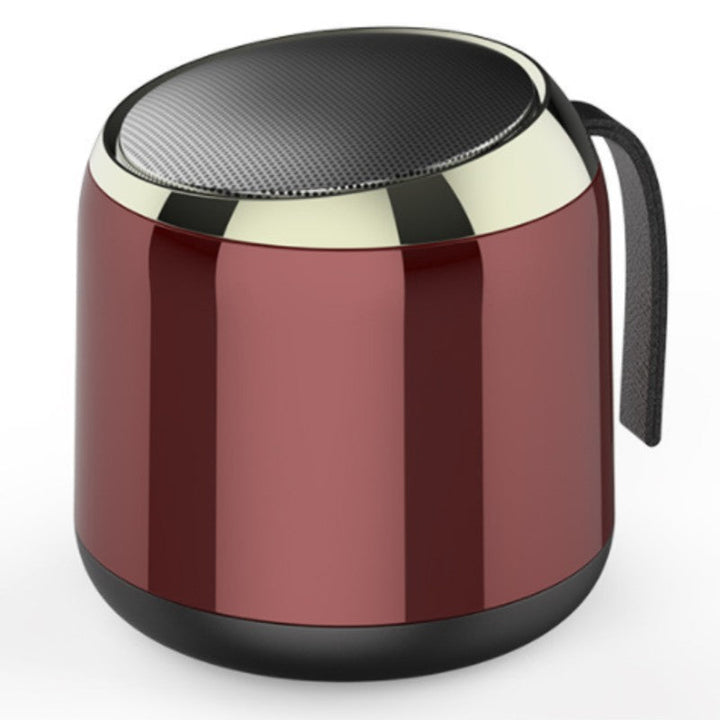 Skanto | Bærbar Mini Trådløs Bluetooth 5.0 Høyttaler, med Kul Metallshell, Lang Batterilevetid og Bredt Kompatibel med Telefoner og Nettbrett, for Kontor, Hjem og Mer