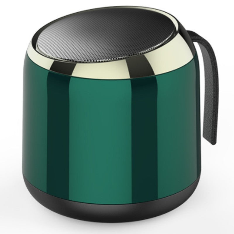 Skanto | Bærbar Mini Trådløs Bluetooth 5.0 Høyttaler, med Kul Metallshell, Lang Batterilevetid og Bredt Kompatibel med Telefoner og Nettbrett, for Kontor, Hjem og Mer