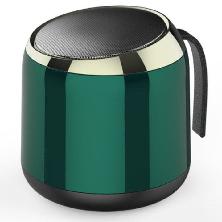 Skanto | Bærbar Mini Trådløs Bluetooth 5.0 Høyttaler, med Kul Metallshell, Lang Batterilevetid og Bredt Kompatibel med Telefoner og Nettbrett, for Kontor, Hjem og Mer