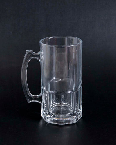 Skanto | Giant Clear Glass Beer Mug