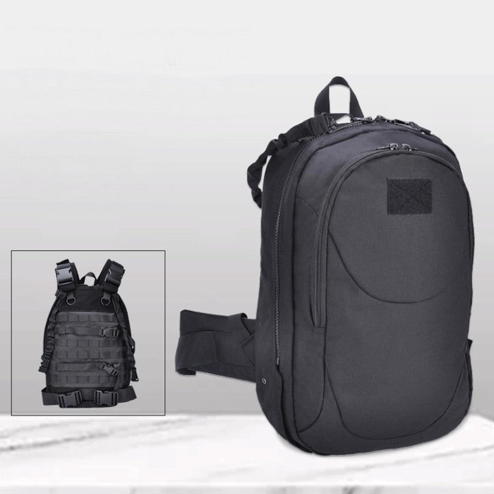 Skanto | Taktisk Transformbar Vest Ryggsekk, med Holdbart & Vanntett Materiale, Justerbare Remmer & Monteringssystem, for Utendørs, Fotturer, Reise & Mer