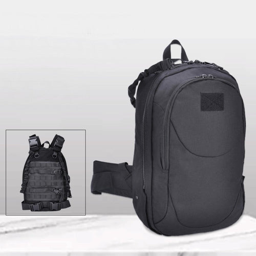 Skanto | Taktisk Transformbar Vest Ryggsekk, med Holdbart & Vanntett Materiale, Justerbare Remmer & Monteringssystem, for Utendørs, Fotturer, Reise & Mer