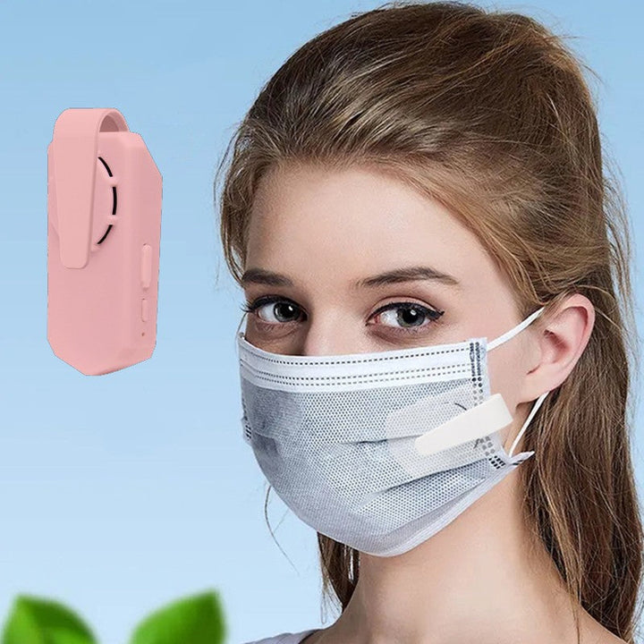Clip-on oppladbar ansiktsmaske mini vifte, for sykling, løping, utendørs sport | Skanto